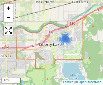 Area schools map